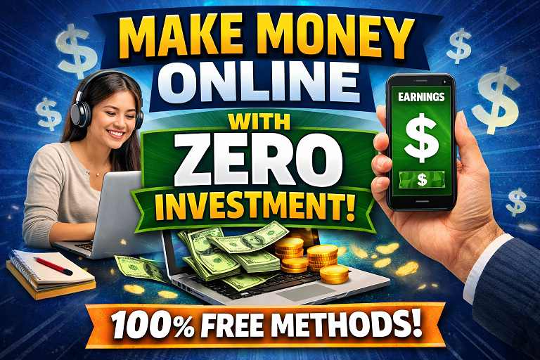 How to Make Money Online With Zero Investment: 17 Legit Ways (Step-by-Step Guide for Beginners) - yoblog.site